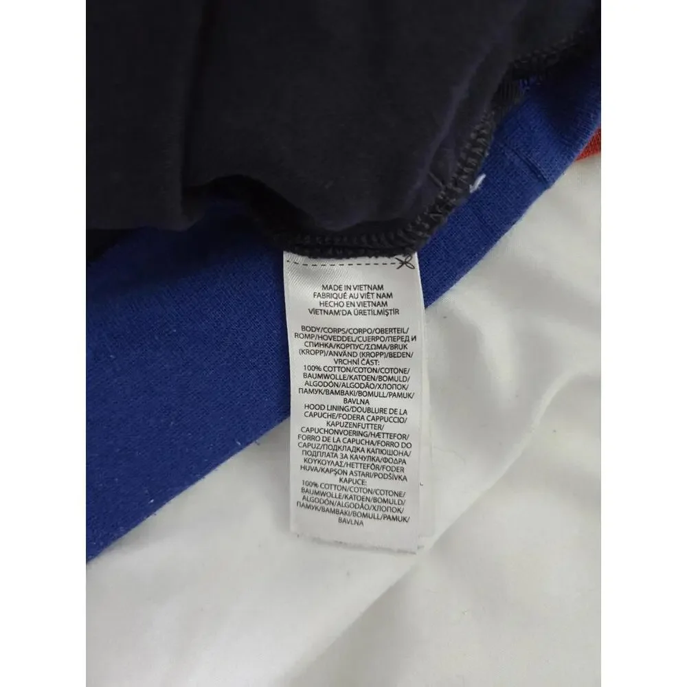 Polo Ralph Lauren USA Flag Tennis Graphic Hoodie Hi Tech Cp Pullover L - Picture 3 of 4